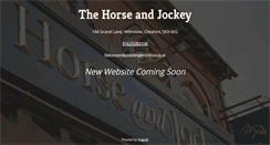 Desktop Screenshot of horseandjockeywilmslow.com